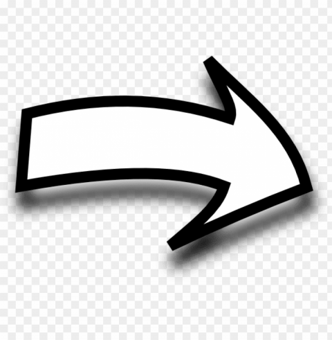 white curvy arrow clip art at clker - curved arrow clipart black and white PNG images with no limitations