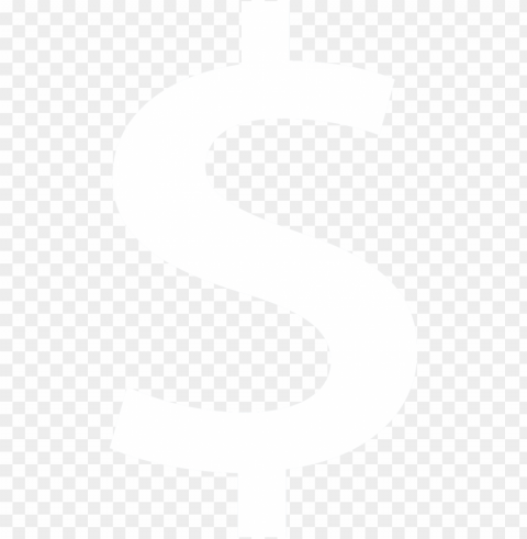 white dollar sign PNG transparent images for social media
