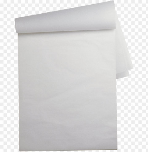 white folded paper sheet PNG for design