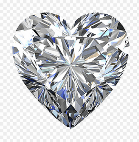 white heart diamond PNG images with alpha transparency bulk
