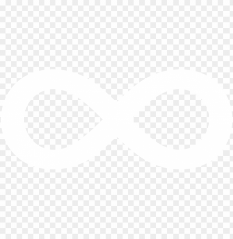 white infinity symbol - white infinity logo Clear Background PNG with Isolation