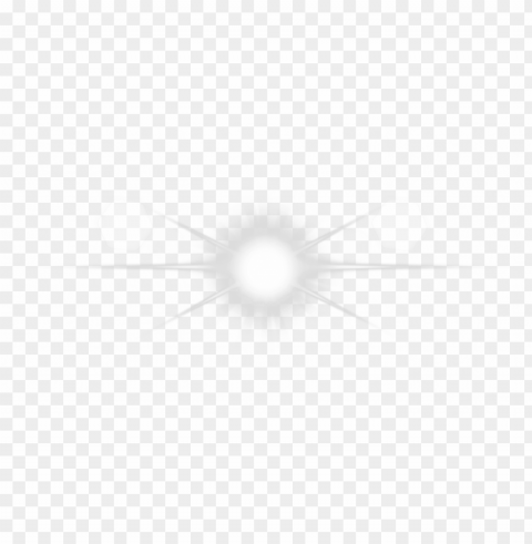 white lens flare Transparent Background Isolation of PNG
