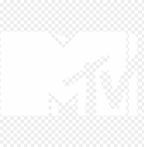 white mtv logo - mtv logo white transparent Clear PNG file