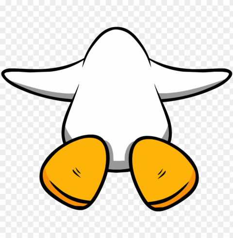 white penguin flying - club penguin flying pengui PNG Image Isolated with High Clarity