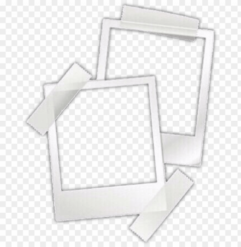 white polariod tape overlay freetoedit - transparent editing overlays PNG for design
