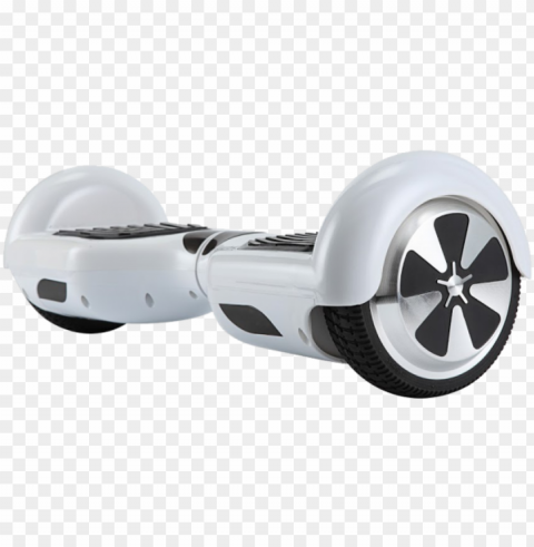white six inch classic hoverboard - gyrocopters hoverboard with bluetooth speaker & HighQuality Transparent PNG Isolated Element Detail