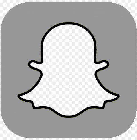 white snapchat logo - snapchat icon no background Transparent PNG Isolated Graphic Design
