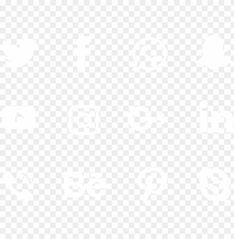 white social media collection icon social media - 3d social media icons vector Clear PNG pictures free