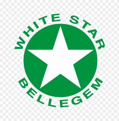 white star bellegem vector logo Clear PNG photos