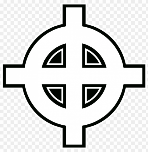 white supremacist celtic cross - white pride world wide hd PNG images with no background free download
