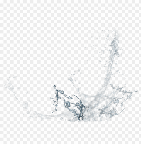 white water splash Isolated Subject on HighQuality PNG