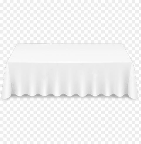 white - white table cloth PNG design