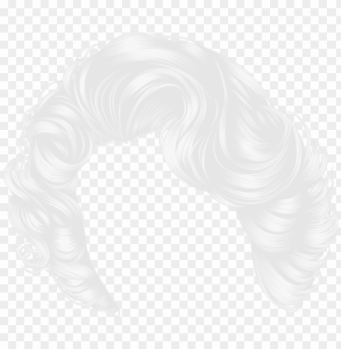 white wig - wig long hair transparent background Free PNG images with alpha channel variety