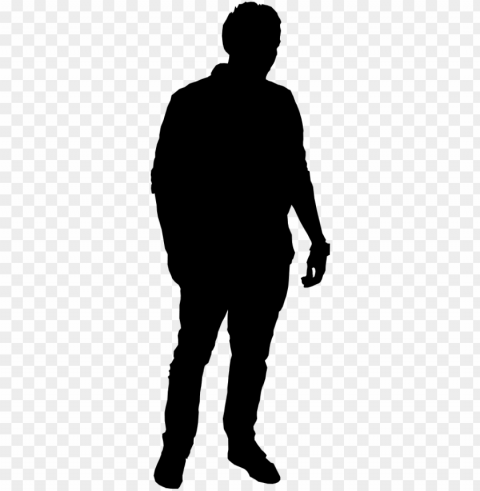 whole body crossed arms silhouette image clipart - person silhouette background Isolated Subject on HighQuality Transparent PNG