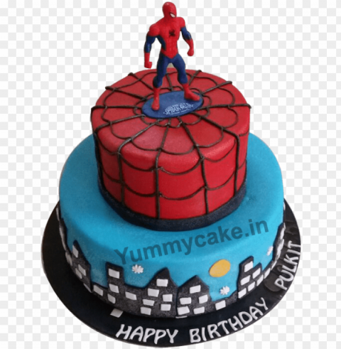 why kids love cartoon cakes - cartoon character birthday cake PNG file with alpha