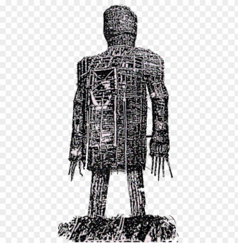 wicker man black and white Free PNG images with alpha transparency comprehensive compilation