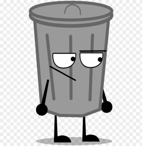 wierd trash can - cartoo HighResolution Transparent PNG Isolated Graphic