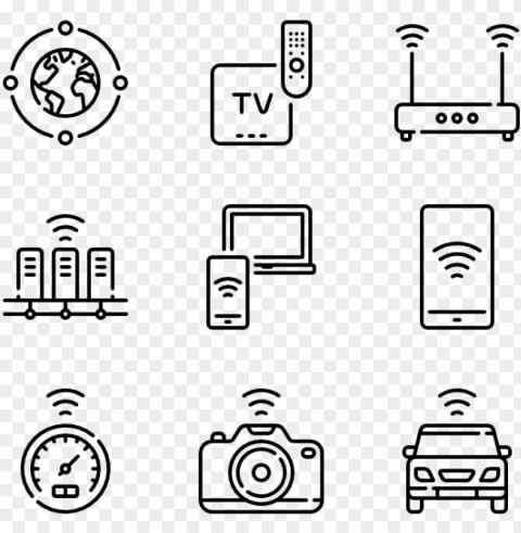 wifi icons - petshop icon Isolated Graphic with Clear Background PNG