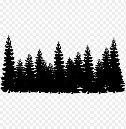 wiggins family cabin - pine trees silhouette PNG transparent design diverse assortment PNG transparent with Clear Background ID 4095aeee