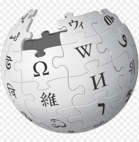 Wikipedia Logo PNG Image With Isolated Subject