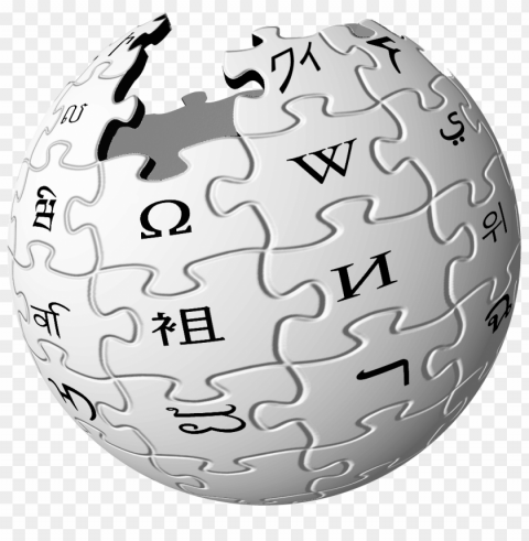  wikipedia logo PNG transparent pictures for editing - 30ffb28b