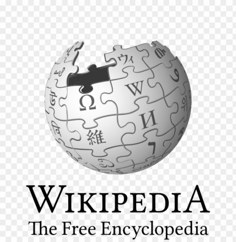 wikipedia logo file Transparent Background Isolated PNG Art
