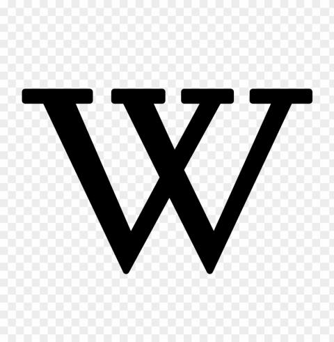 wikipedia logo transparent PNG with isolated background