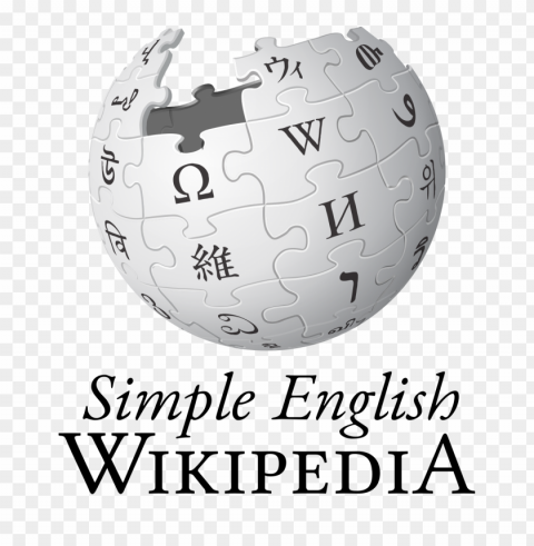 wikipedia logo PNG transparent pictures for projects