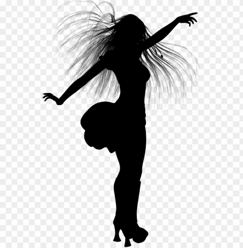 wild hair woman silhouette - woman silhouette silhouette Transparent background PNG artworks