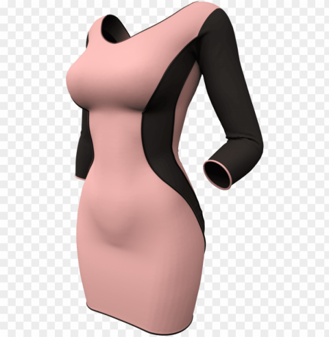 wilda dress marvelous designer 3d garment file templates - desi Clear Background PNG Isolated Design Element