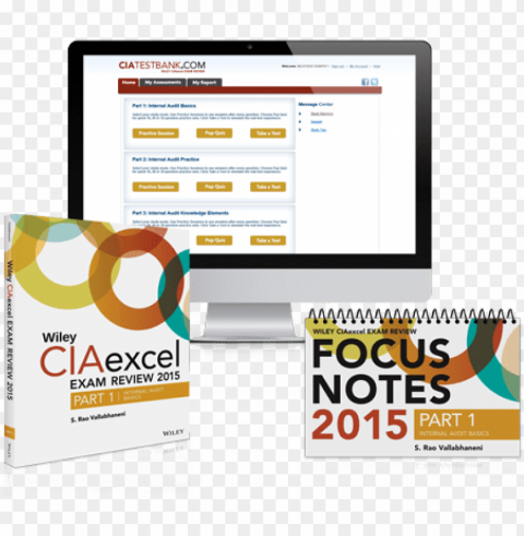wiley cia - wiley ciaexcel exam review 2015 focus notes part 1 PNG Image with Isolated Subject