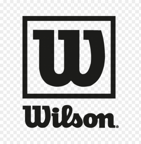 wilson black vector logo free Transparent PNG Isolated Element