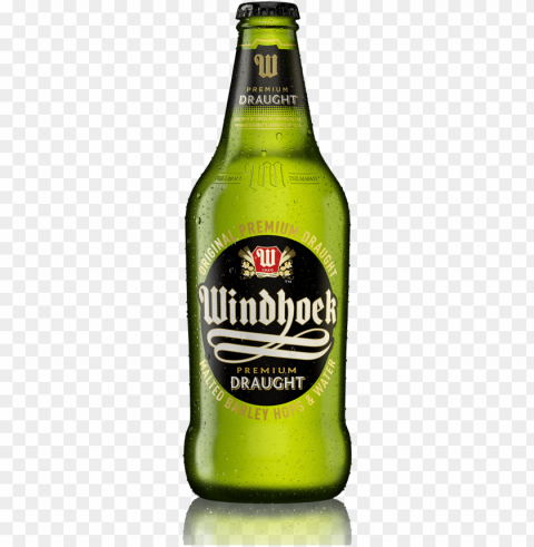 Windhoek Draught - Windhoek Draught Alcohol Percentage Transparent PNG Isolated Object Design