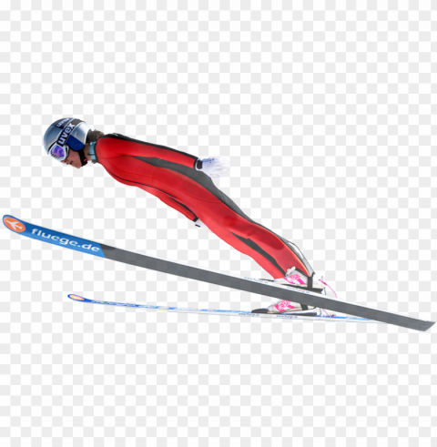 winding up - ski jump positio Clear background PNG graphics