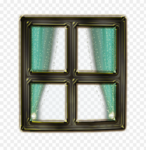 window Transparent Background Isolated PNG Icon