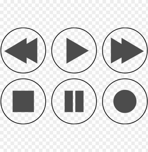 windows media player computer icons user interface - rewind play fast forward Free PNG images with transparent background PNG transparent with Clear Background ID 9de37acd