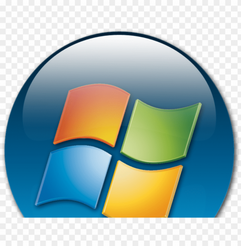 windows vista logo - transparent windows 7 start butto PNG images for printing
