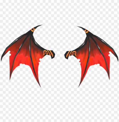 wings dragon dragonwings demonic demon demonwings freet - demon wings Transparent Background PNG Isolated Art