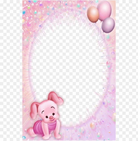 winnie the pooh - free baby photo frames Transparent PNG images for digital art
