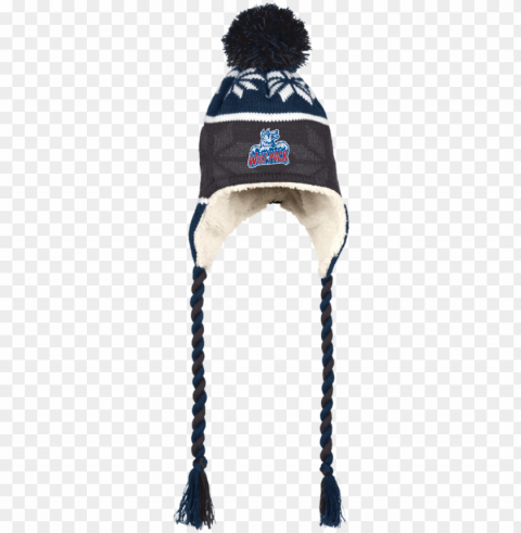 winter hats caps accessories - winter hat with braids PNG for use