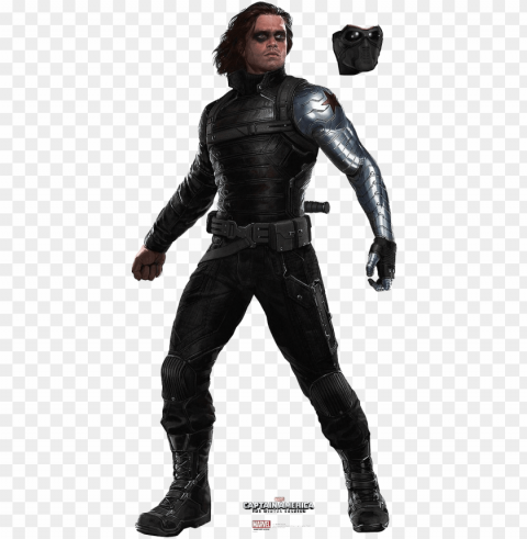 winter soldier bucky transparent image - winter soldier cut out PNG images for merchandise