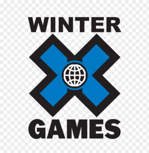 winter x games vector logo download free Transparent PNG Graphic with Isolated Object