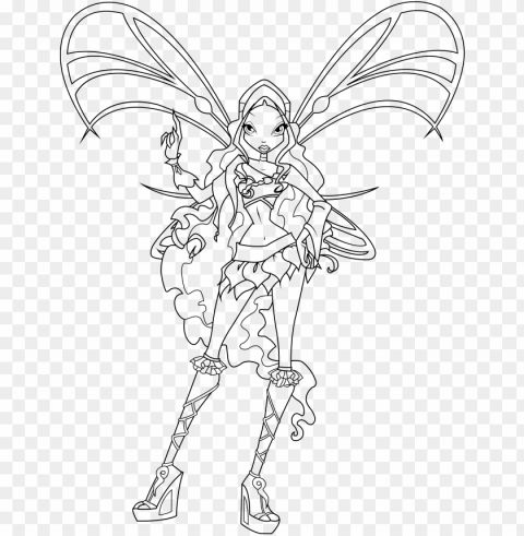 winx club sophix coloring pages - winx club aisha sophix coloring pages HighResolution Isolated PNG with Transparency
