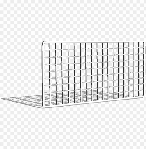 wire mesh 189 white - shelf Isolated Illustration in HighQuality Transparent PNG