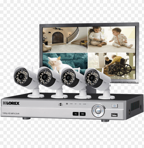 wireless security camera system with monitor and 4 - cctv camera installation training pdf Clear background PNG images comprehensive package