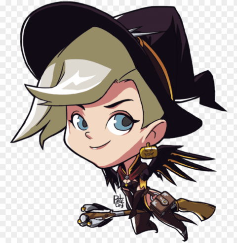 witch mercy alternate cute spray by petetoy on deviantart - overwatch mercy cute spray PNG pictures with no backdrop needed