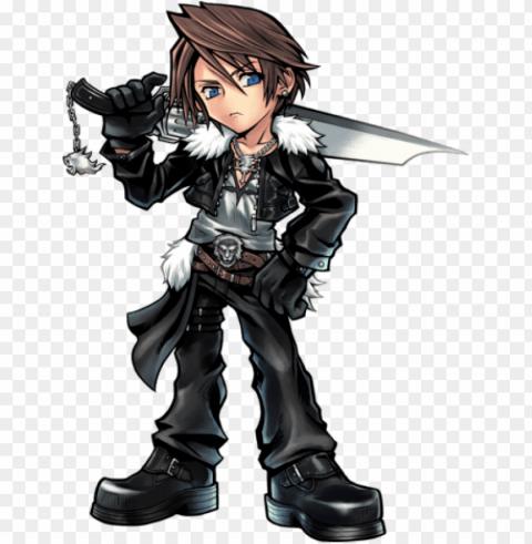 with the help of mog the champions of final fantasy - dissidia opera omnia squall Free PNG images with alpha channel variety