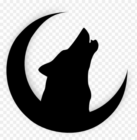 Wolf Howling With Moon Svg Clip Arts 600 X 599 Px PNG Transparency