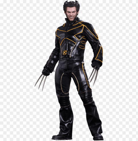 wolverine limited edition collectible figure - wolverine x-men the last stand action hot toys figure Clean Background Isolated PNG Art
