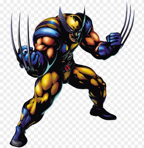 wolverine transparent image - marvel vs capcom 3 wolverine PNG Graphic with Clear Isolation